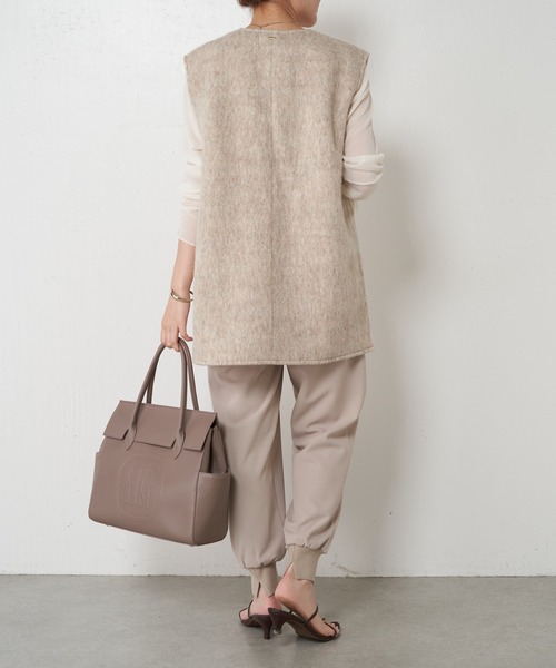 COLLAGE GALLARDAGALANTE（コラージュガリャルダガランテ）の「ブークレベスト（ベスト・レディース・グレー/ベージュ・FREE）」の7枚目の写真