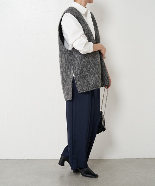 COLLAGE GALLARDAGALANTE（コラージュガリャルダガランテ）の「ブークレベスト（ベスト・レディース・グレー/ベージュ・FREE）」の14枚目の写真