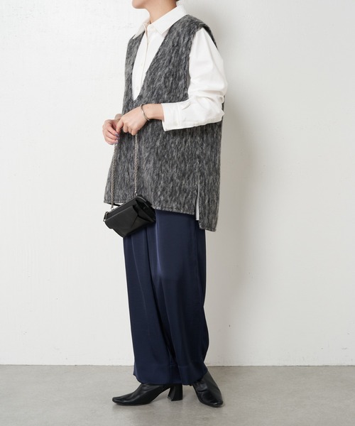 COLLAGE GALLARDAGALANTE（コラージュガリャルダガランテ）の「ブークレベスト（ベスト・レディース・グレー/ベージュ・FREE）」の16枚目の写真