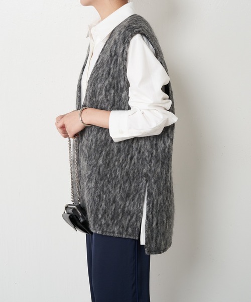 COLLAGE GALLARDAGALANTE（コラージュガリャルダガランテ）の「ブークレベスト（ベスト・レディース・グレー/ベージュ・FREE）」の11枚目の写真