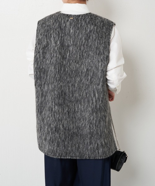 COLLAGE GALLARDAGALANTE（コラージュガリャルダガランテ）の「ブークレベスト（ベスト・レディース・グレー/ベージュ・FREE）」の12枚目の写真