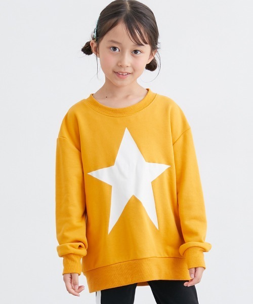 新品未使用【KEITA MARUYAMA 】トレーナー 袖ビックフリル【Ｓ】 ビッグシルエット袖プリント裏起毛トレーナー（男の子・女の子