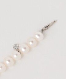 ⭐︎美品⭐︎ アキオモリ　ローズクォーツと淡水パールのロングネックレス ⭐︎美品⭐︎ アキオモリ ローズクォーツと淡水パールのロング
