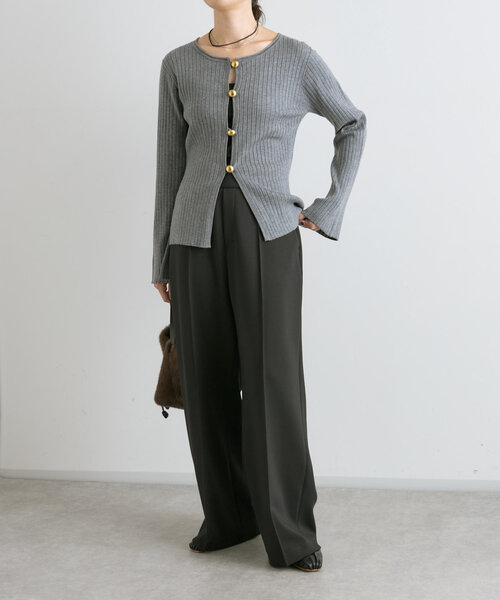 RIVE DROITE（リヴドロワ）の「【カラーでポイントを】STONEショートネックレス（リング・レディース・レッド/ブラック・FREE）」の12枚目の写真