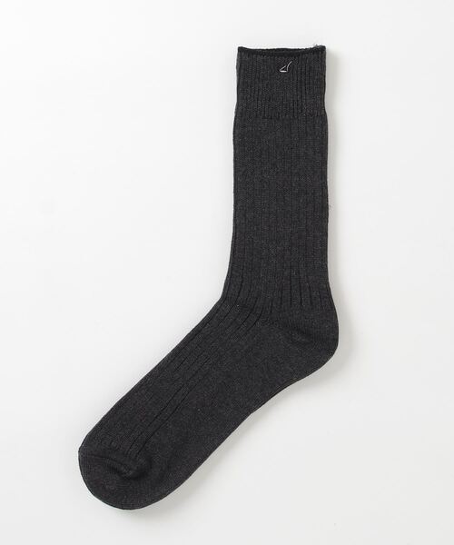 MARCOMONDE(マルコモンド)の「MARCOMONDE(マルコモンド)@military cotton ribbed socks(mens)96N3/1CO-26C(ソックス/靴下・メンズ・ホワイト/チャコールグレー/レッド/グレー系その他3・F)」の3枚目の写真