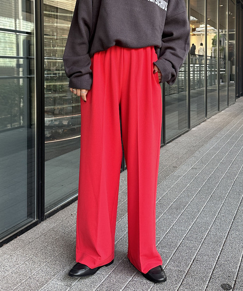 【セール】ジョーゼットジャージーイージーパンツ（スラックス）｜OUTDOOR PRODUCTS（アウトドアプロダクツ）