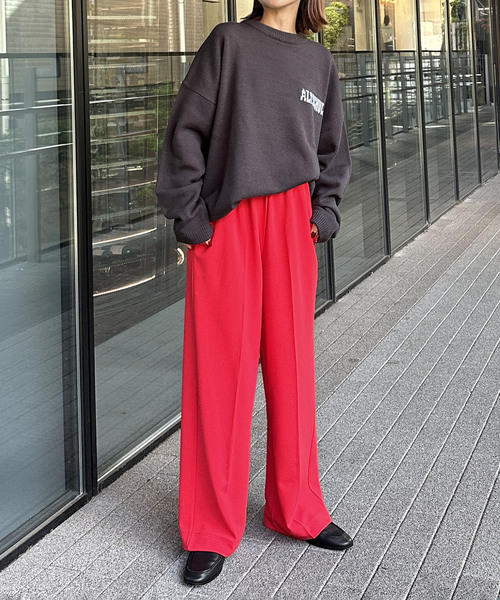 【セール】ジョーゼットジャージーイージーパンツ（スラックス）｜OUTDOOR PRODUCTS（アウトドアプロダクツ）