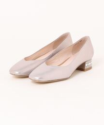 JILL STUART | ビジューヒールラウンドスクエアトゥパンプス(パンプス)