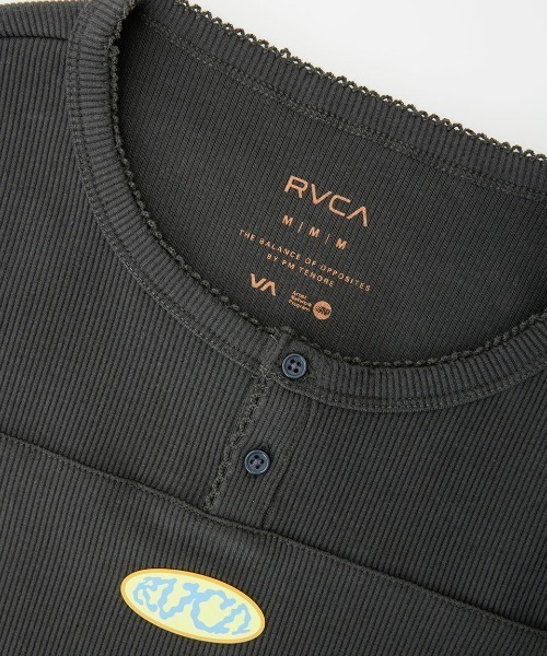 RVCA(ルーカ)の「RVCA レディース DISTORT RIB LS ロンT 【2024年秋冬モデル】/ルーカ長袖ショート丈ロンT(Tシャツ/カットソー・レディース・ライトブルー/ブラック/ホワイト・SMALL/MEDIUM)」の9枚目の写真