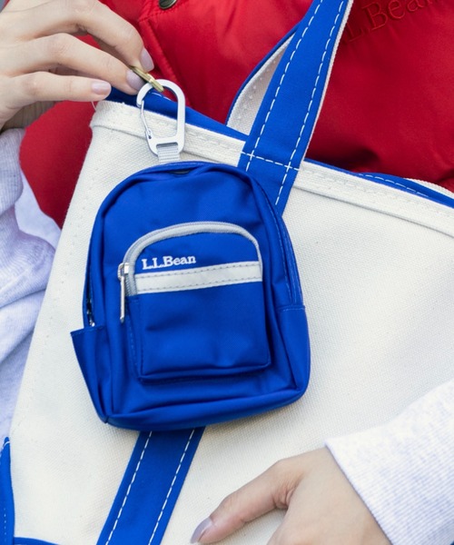 L.L.Bean(エルエルビーン)の「マイクロ・オリジナル・ブック・パック(キーホルダー・レディース・ブラック/ライラック/スカイブルー/グリーン/ピンク/ロイヤルブルー・ONE SIZE)」の4枚目の写真