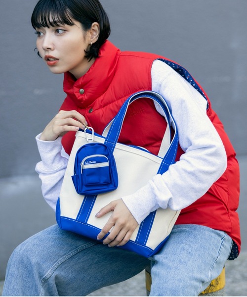 L.L.Bean(エルエルビーン)の「マイクロ・オリジナル・ブック・パック(キーホルダー・レディース・ブラック/ライラック/スカイブルー/グリーン/ピンク/ロイヤルブルー・ONE SIZE)」の9枚目の写真