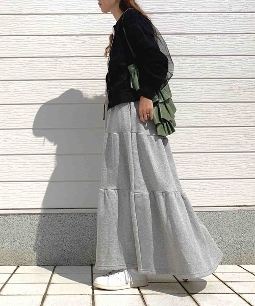 Casselini(キャセリーニ)の「フリルトート(トートバッグ・レディース・シルバー/カーキ・ONE SIZE)」の21枚目の写真