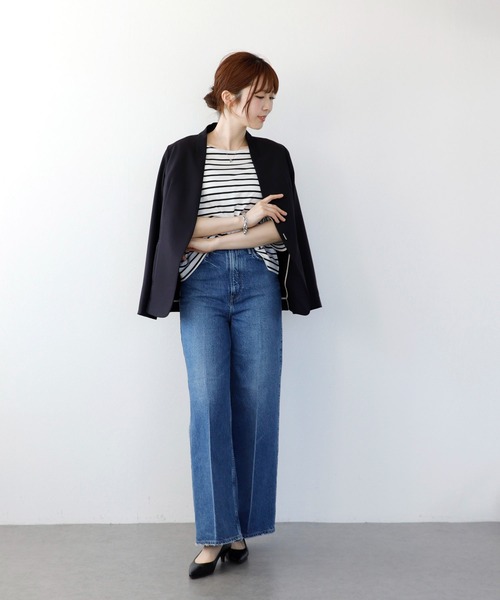 upperhights（アッパーハイツ）の「THE SISTER スーパーワイド デニムパンツ【upper hights /アッパーハイツ】（デニムパンツ・レディース・ブルー/ブルー系その他・24/22/23）」の17枚目の写真