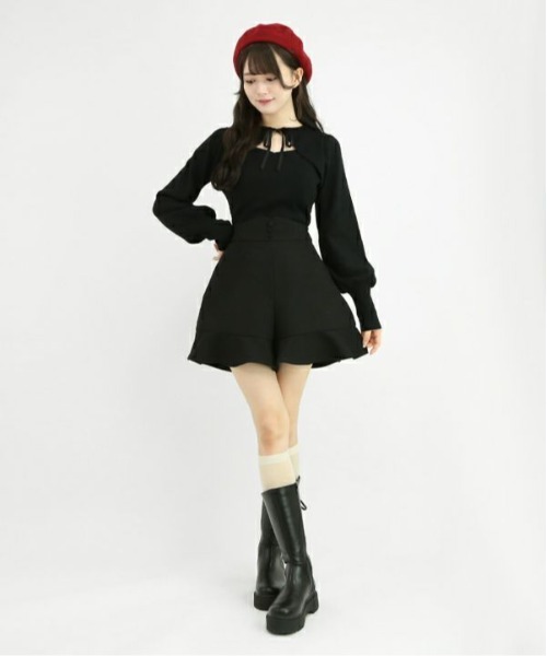 F i.n.t(フィント)の「バックレースアップロングブーツ(ブーツ・レディース・ブラック/ブラウン・M/L/S)」の21枚目の写真