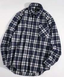 Ritzy | Vintage-like check flannel shirt/ヴィンテージライク レギュラーカラー フランネル シャツ レディース メンズ(シャツ/ブラウス)