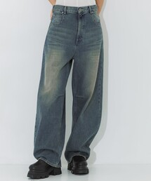 STUDIOUS | 【STUDIOUS/ステュディオス】《モードに-5㎏見え》バレルレッグジーンズ(デニムパンツ)