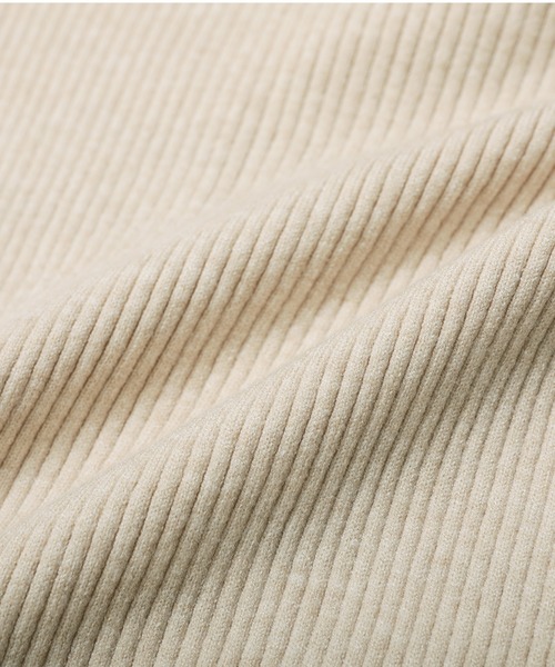 nouvellemoi（ヌーベルモイ）の「袖ボタンハイネックニット（ニット/セーター・レディース・ピンクベージュ/アイボリー/ナチュラル/ライトブルー/チャコールグレー・M）」の13枚目の写真