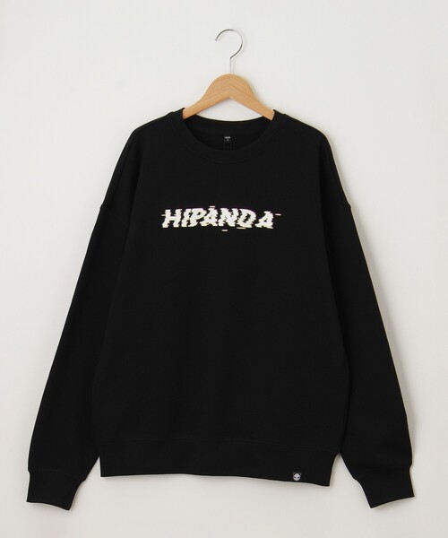 &Bridge（アンドブリッジ）の「HIPANDA（ハイパンダ） HIPANDAプリントトレーナー（スウェット・メンズ・ホワイト/ブラック・01/02/05）」の2枚目の写真