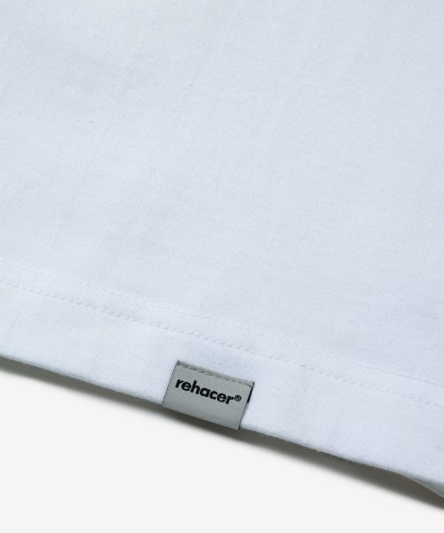 rehacer（レアセル）の「rehacer : Inside Mind Wide CS / インサイド マインド ワイド カットソー（Tシャツ/カットソー・メンズ・ホワイト/ブラック・X-LARGE/LARGE/MEDIUM/SMALL）」の10枚目の写真