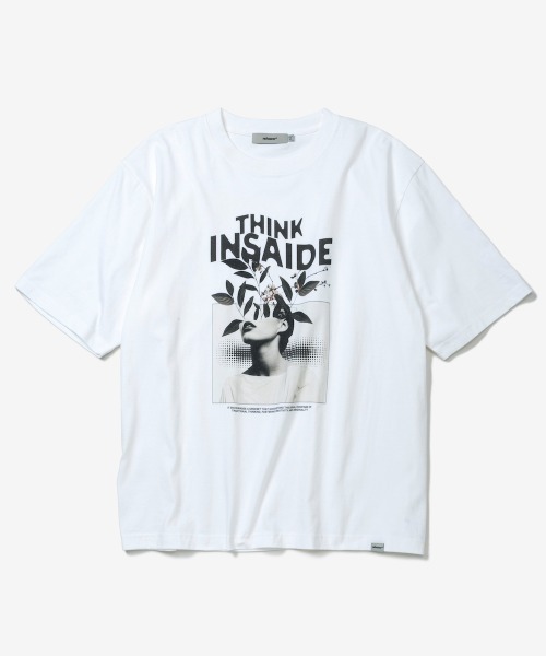 rehacer（レアセル）の「rehacer : Inside Mind Wide CS / インサイド マインド ワイド カットソー（Tシャツ/カットソー・メンズ・ホワイト/ブラック・X-LARGE/LARGE/MEDIUM/SMALL）」の6枚目の写真