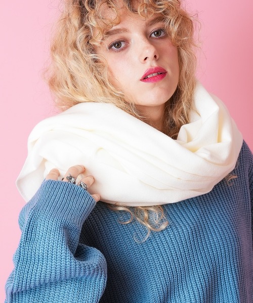 an meets zakka アクリル大判マフラー / メンズ レディース ユニ