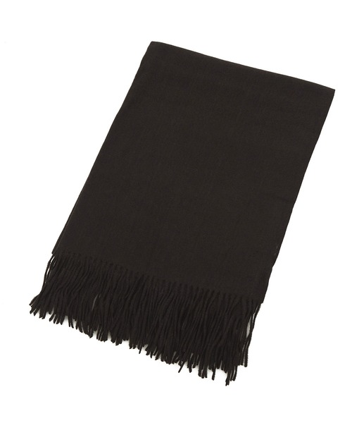 超お買い得❣️◇【MINK】高級ブラックグラマー スキンオンスキン　大判ストール◇ an meets zakka アクリル大判マフラー / メンズ レディース ユニ