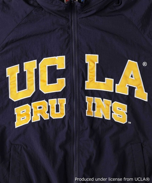 UCLA(ユーシーエルエー)の「【UCLA×NUTMEG】トラックジャケット(ナイロンジャケット・メンズ・ネイビー・M/L/XL)」の5枚目の写真