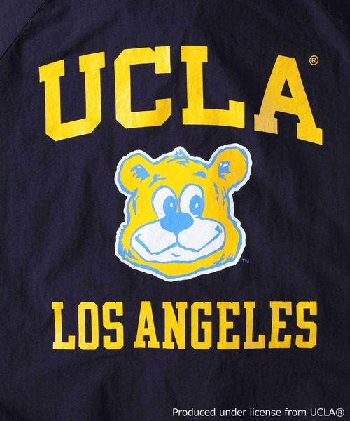 UCLA(ユーシーエルエー)の「【UCLA×NUTMEG】トラックジャケット(ナイロンジャケット・メンズ・ネイビー・M/L/XL)」の6枚目の写真