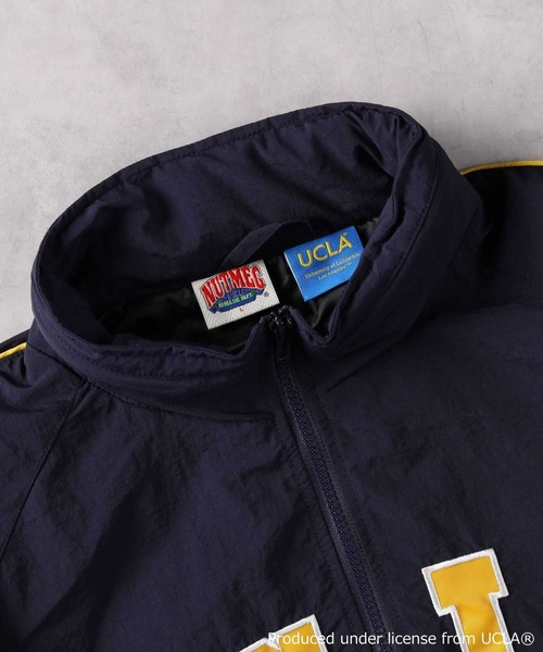 UCLA(ユーシーエルエー)の「【UCLA×NUTMEG】トラックジャケット(ナイロンジャケット・メンズ・ネイビー・M/L/XL)」の7枚目の写真