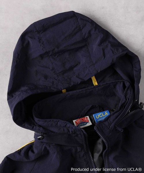 UCLA(ユーシーエルエー)の「【UCLA×NUTMEG】トラックジャケット(ナイロンジャケット・メンズ・ネイビー・M/L/XL)」の8枚目の写真