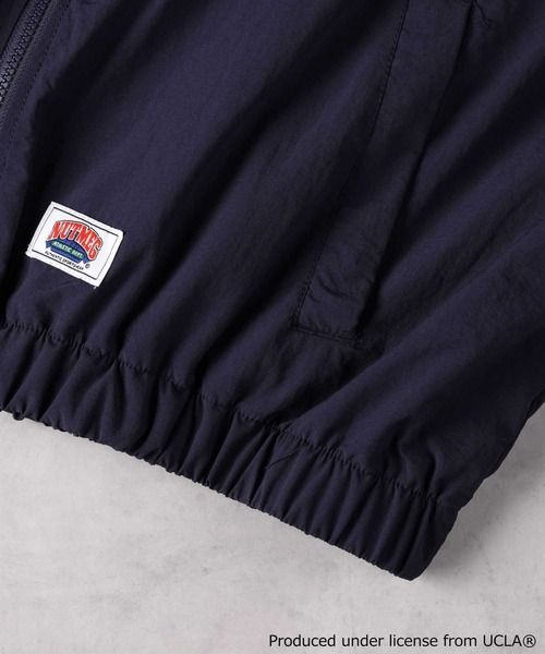 UCLA(ユーシーエルエー)の「【UCLA×NUTMEG】トラックジャケット(ナイロンジャケット・メンズ・ネイビー・M/L/XL)」の10枚目の写真