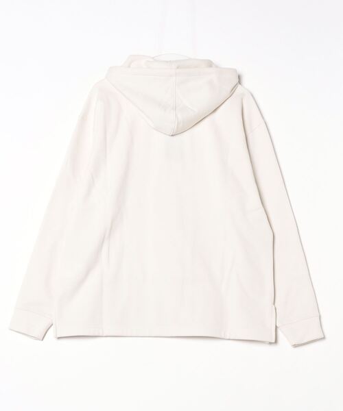 NEW BALANCE（ニューバランス）の「Seasonal ポリフリースフーディ（パーカー・レディース・アイボリー・X-LARGE/LARGE/MEDIUM/SMALL）」の4枚目の写真