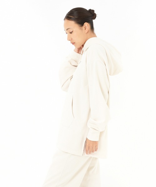 NEW BALANCE（ニューバランス）の「Seasonal ポリフリースフーディ（パーカー・レディース・アイボリー・X-LARGE/LARGE/MEDIUM/SMALL）」の5枚目の写真