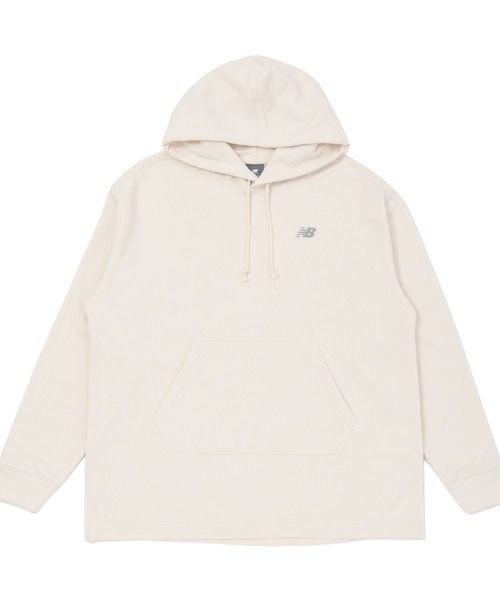NEW BALANCE（ニューバランス）の「Seasonal ポリフリースフーディ（パーカー・レディース・アイボリー・X-LARGE/LARGE/MEDIUM/SMALL）」の2枚目の写真