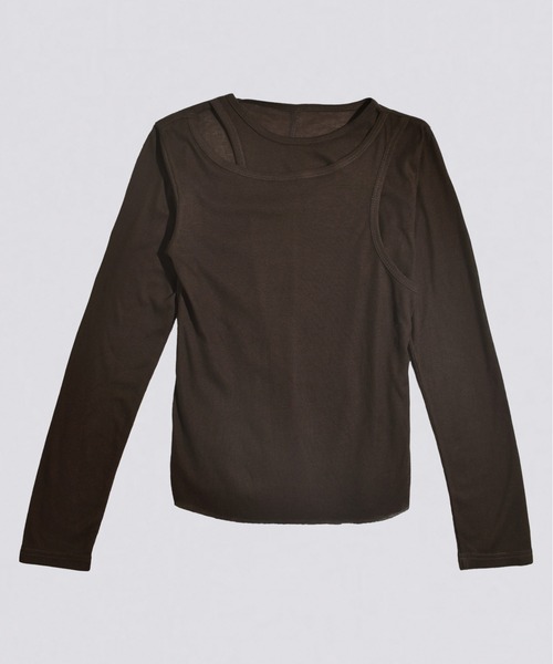 kiehtova】LAYERED SHEER TOPS/レイヤード シアー トップス（Tシャツ