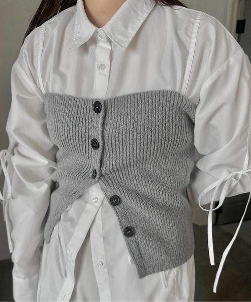 lawgy（ラウジー）の「multiway bustier neck warmer / マルチウェイ