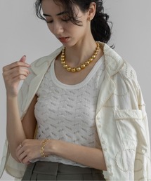 abaskdesign（アバスクデザイン）の「金属アレルギー対応  ボールチェーンネックレス（ネックレス）」