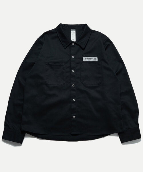 Sourcream(サワークリーム)の「*セットアップ可能品番【Sourcream/サワークリーム】ツイルワークシャツ(シャツ/ブラウス・レディース・ベージュ/ネイビー/ブラック/チャコールグレー・MEDIUM/LARGE)」の6枚目の写真