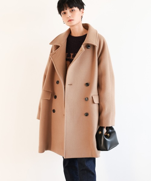 新品タグ付き　バンヤードストーム　ミドル丈Pコート ミドルPコート｜バンヤードストームの通販｜&mall（アンドモール