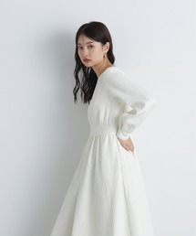 N.(N. Natural Beauty Basic) | ◆ジャガードパイピングワンピース《WEB&一部店舗限定》(ワンピース)