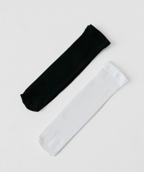 minsobi（ミンソビ）の「選べる丈 3種 スキンソックス ニーハイソックス ハイソックス 透け感がとってもガーリーなソックス（ソックス/靴下・レディース・ホワイト/ブラック・LARGE/MEDIUM/SMALL）」の22枚目の写真