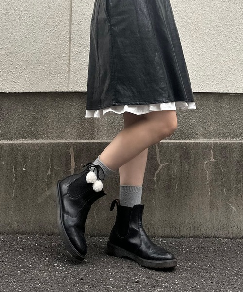 RUBY AND YOU（ルビーアンドユー）の「［select］ボンボンソックス（ソックス/靴下・レディース・グレー/ブラック/アイボリー・FREE）」の11枚目の写真