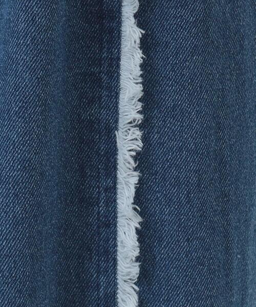 Cutie Blonde（キューティーブロンド）の「◆【あったか裏起毛】センターフリンジ イージーデニムパンツ（その他パンツ・レディース・ブルー系その他/ライトブルー・01/02/03/04）」の10枚目の写真