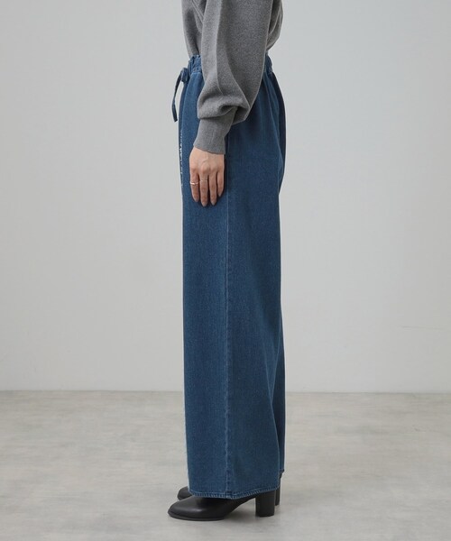 Cutie Blonde（キューティーブロンド）の「◆【あったか裏起毛】センターフリンジ イージーデニムパンツ（その他パンツ・レディース・ブルー系その他/ライトブルー・01/02/03/04）」の12枚目の写真