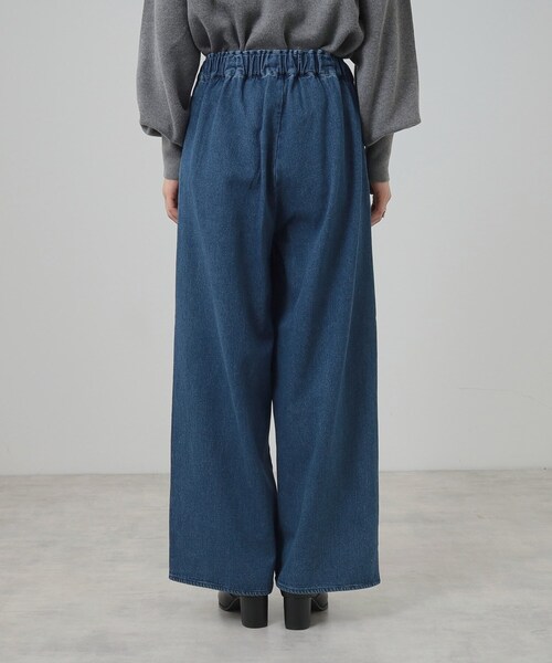 Cutie Blonde（キューティーブロンド）の「◆【あったか裏起毛】センターフリンジ イージーデニムパンツ（その他パンツ・レディース・ブルー系その他/ライトブルー・01/02/03/04）」の13枚目の写真