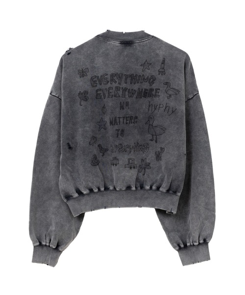 セール】Bleached Cat Print Sweatshirt（スウェット）｜Maison