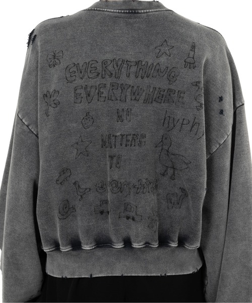 おしゃれアイテム【MAISON MIHARA YASUHIRO】スウェット セール】Bleached Cat Print Sweatshirt（スウェット）｜Maison