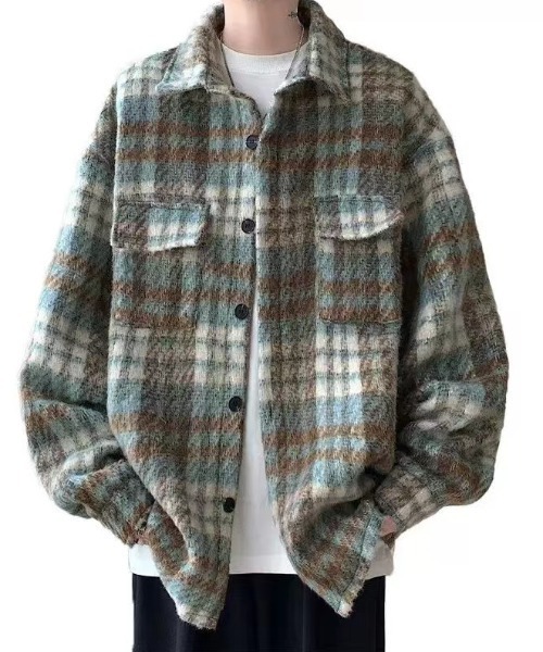 セール】＜ユニセックス商品＞ビッグシルエットチェックシャツ