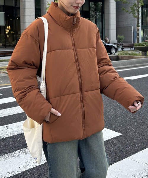 CPCM（シーピーシーエム）の「ナイロンストレッチ中綿ブルゾン（ブルゾン・メンズ・ブラック/ネイビー/ブラウン/グレー・MEDIUM/LARGE/X-LARGE）」の4枚目の写真