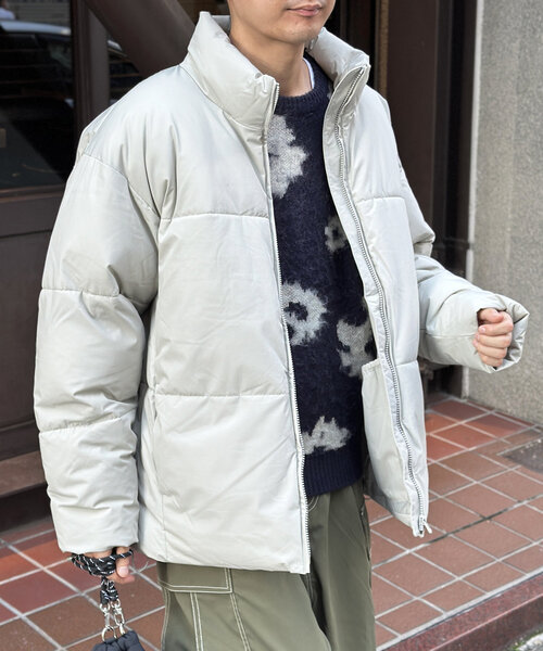 CPCM（シーピーシーエム）の「ナイロンストレッチ中綿ブルゾン（ブルゾン・メンズ・ブラック/ネイビー/ブラウン/グレー・MEDIUM/LARGE/X-LARGE）」の3枚目の写真